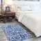 Homeroots 5 x 7 ft. Navy & Ivory Floral Vines Area Rug 385848 - alternate 2